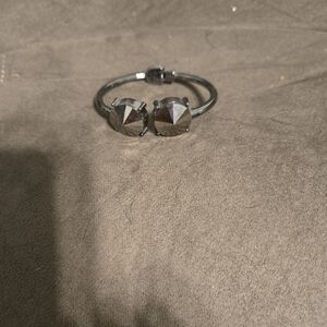 Paparazzi reflective gunmetal bangle bracelet